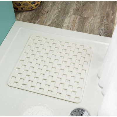 Doby 50x50 white αντιολισθητικό ταπέτο ντουζιέρας Sealskin