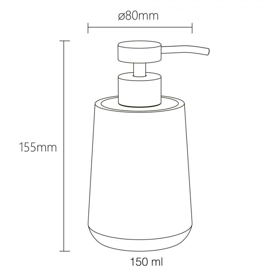 Earth oak set δοχείο κρεμοσάπουνου 150 ml & ποτήρι οδοντόβουρτσας Sealskin