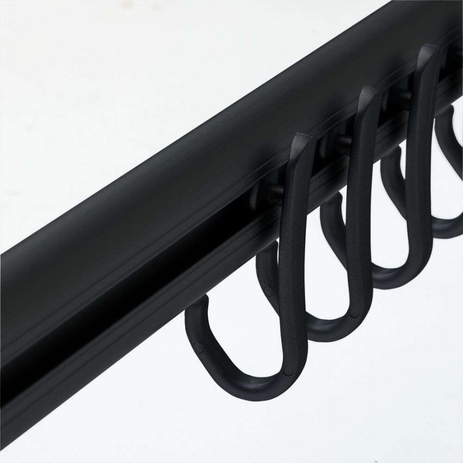 Easy roll black βραχίονας μπάνιου γωνιακός Sealskin