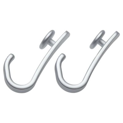 Easy roll hooks 12 pcs grey κρίκοι κουρτίνας μπάνιου Sealskin