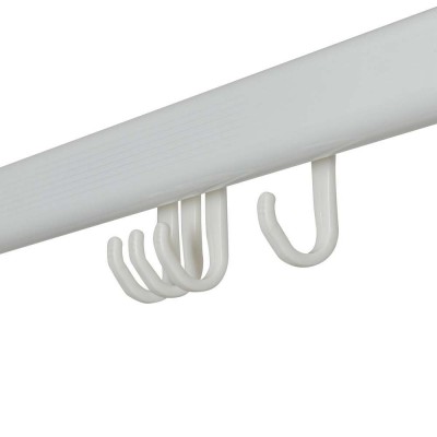 Easy roll hooks 12 pcs white κρίκοι κουρτίνας μπάνιου Sealskin