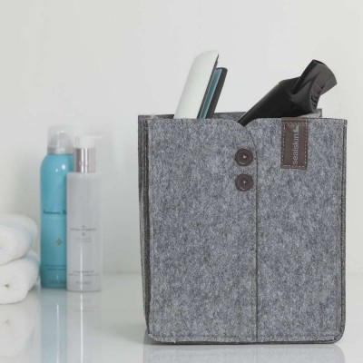 Felt 22x20x25 grey καλάθι αποθήκευσης Sealskin
