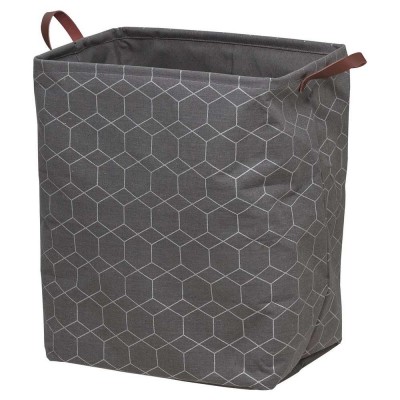Geometric 50x40 grey καλάθι απλύτων Sealskin