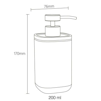 Mind dark green 200 ml δοχείο κρεμοσάπουνου Sealskin