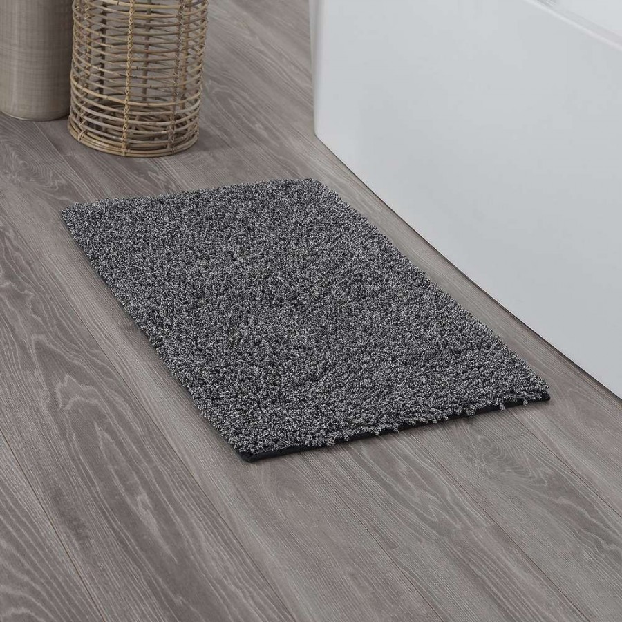 Misto 60x90 black πατάκι μπάνιου Sealskin
