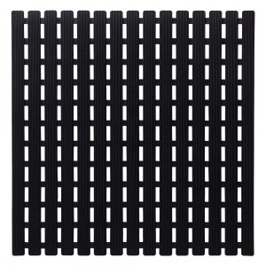 Nora Αντιολισθητικό Πατάκι 54x54cm Black Sealskin