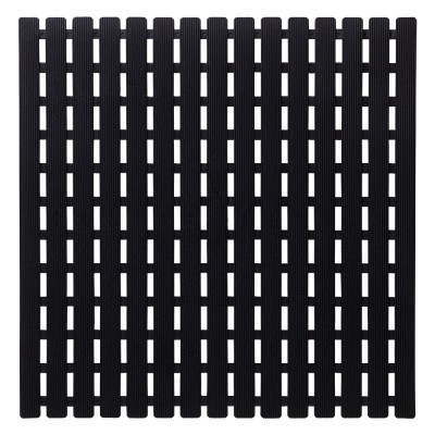 Nora Αντιολισθητικό Πατάκι 54x54cm Black Sealskin