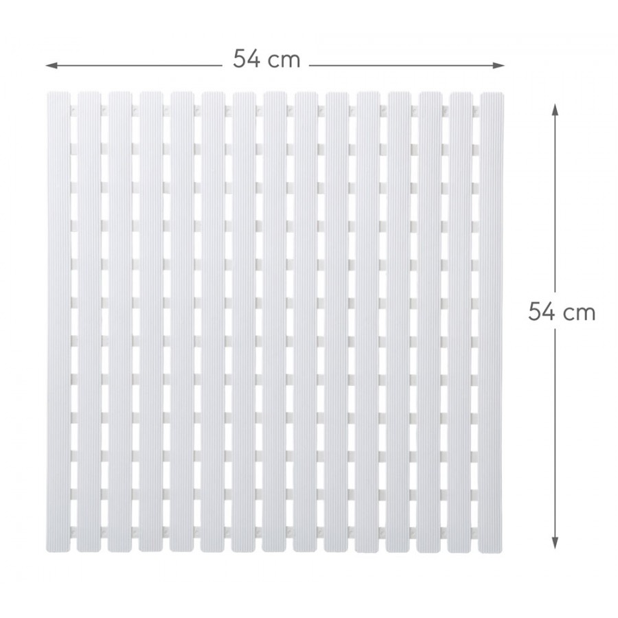 Nora Αντιολισθητικό Πατάκι 54x54cm White Sealskin