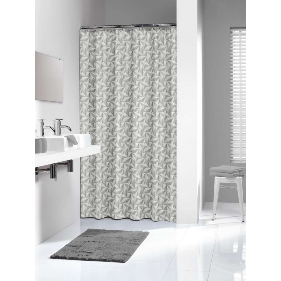 Piega 180x200 grey κουρτίνα μπάνιου υφασμάτινη Sealskin Piega 180x200 grey κουρτίνα μπάνιου υφασμάτινη Sealskin