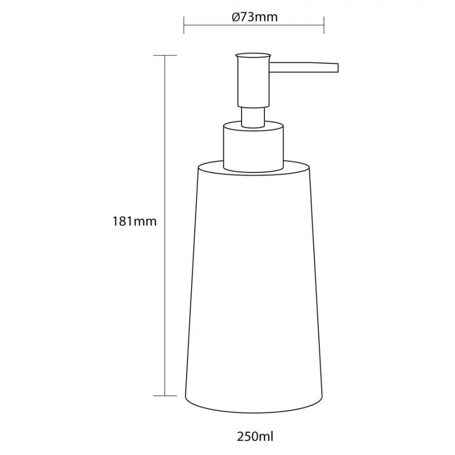Pierra grey 275 ml δοχείο κρεμοσάπουνου Sealskin