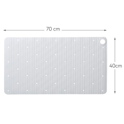 Ribb Αντιολισθητικό Πατάκι 40x70cm White with Black Hook Sealskin