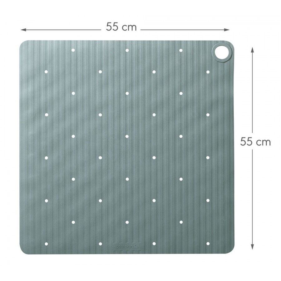 Ribb Αντιολισθητικό Πατάκι 55x55cm Green with Black Hook Sealskin