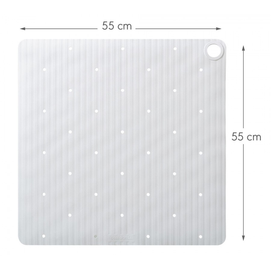 Ribb Αντιολισθητικό Πατάκι 55x55cm White with Black Hook Sealskin