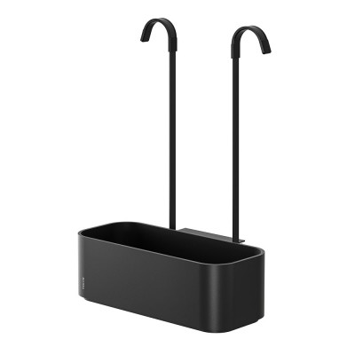 2-Store Ράφι κρεμαστό για Βρύση Ντους 25 cm Black Tiger