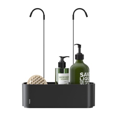 2-Store Ράφι κρεμαστό για Βρύση Ντους 25 cm Black Tiger
