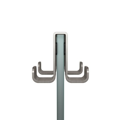 Caddy Άγκιστρο Τετραπλό 6-8 mm Brushed stainless steel Tiger