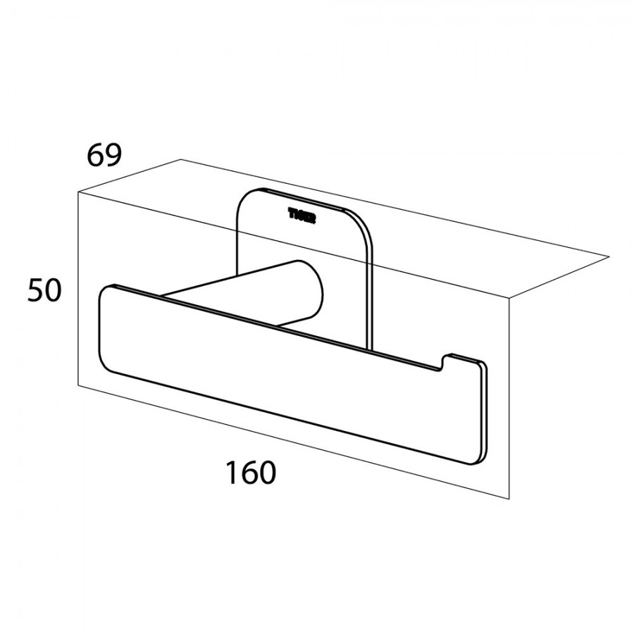 Colar Χαρτοθήκη Black 150 Gr Tiger