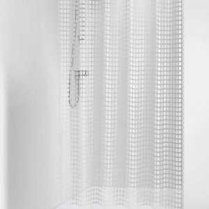 Tiles 180x200 white κουρτίνα μπάνιου πλαστική Sealskin Elemental