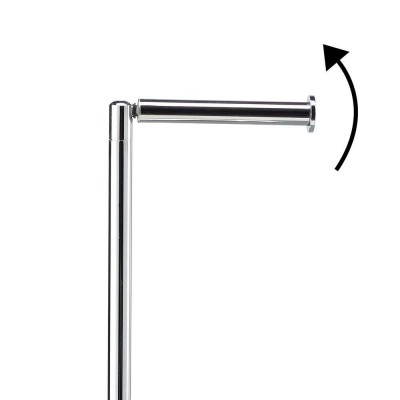 Tube 3rd version chrome σταντ χαρτιού υγείας + πιγκάλ Sealskin
