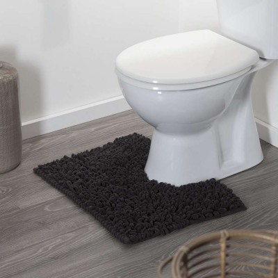 Twist 45x55 dark grey πατάκι λεκάνης Sealskin