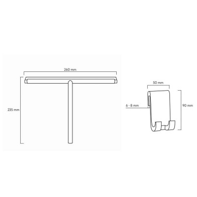Urban wiper Deluxe grey καθαριστής τζαμιών Sealskin Urban wiper Deluxe grey καθαριστής τζαμιών Sealskin