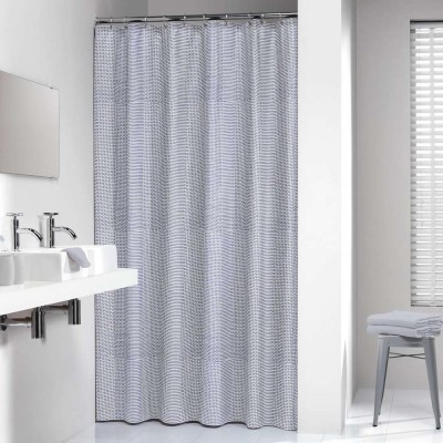 Wave 180x200 blue κουρτίνα μπάνιου υφασμάτινη Sealskin Wave 180x200 blue κουρτίνα μπάνιου υφασμάτινη Sealskin
