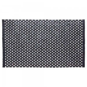 Woodblock 52x90 teak black πατάκι μπάνιου Sealskin