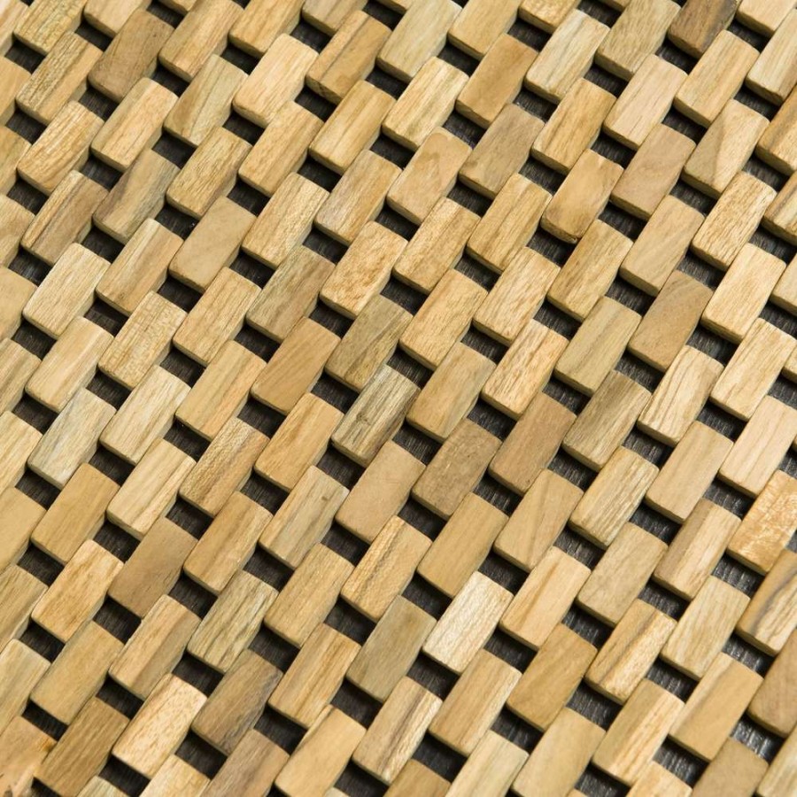 Woodblock 60x60 teak πατάκι μπάνιου Sealskin