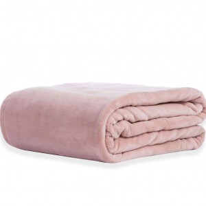 Κουβερτα Fleece Μονη Cosy Pink