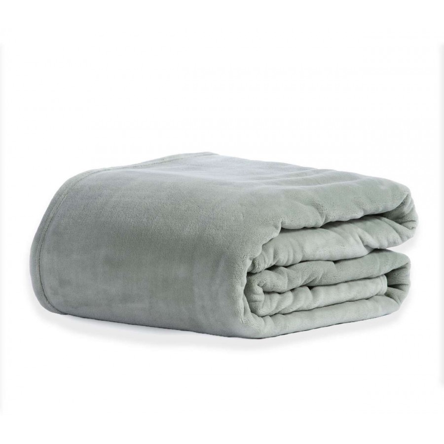 Κουβερτα Fleece Μονη Cosy Sea Green