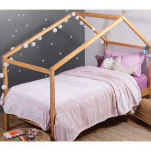 Βρεφική Κουβέρτα Κούνιας Interstellar Pink Nef-Nef