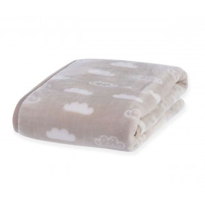 Βρεφικη Κουβερτα Κουνιασ Clouds 100X140 Beige