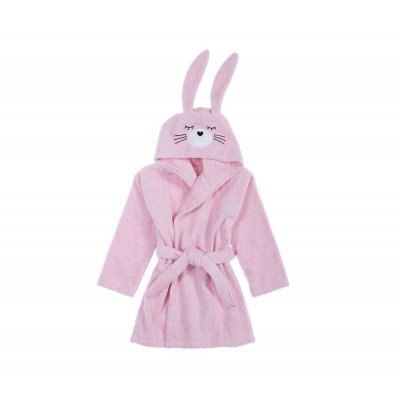 Βρεφικο Μπουρνουζι I Love Bunnies  Pink