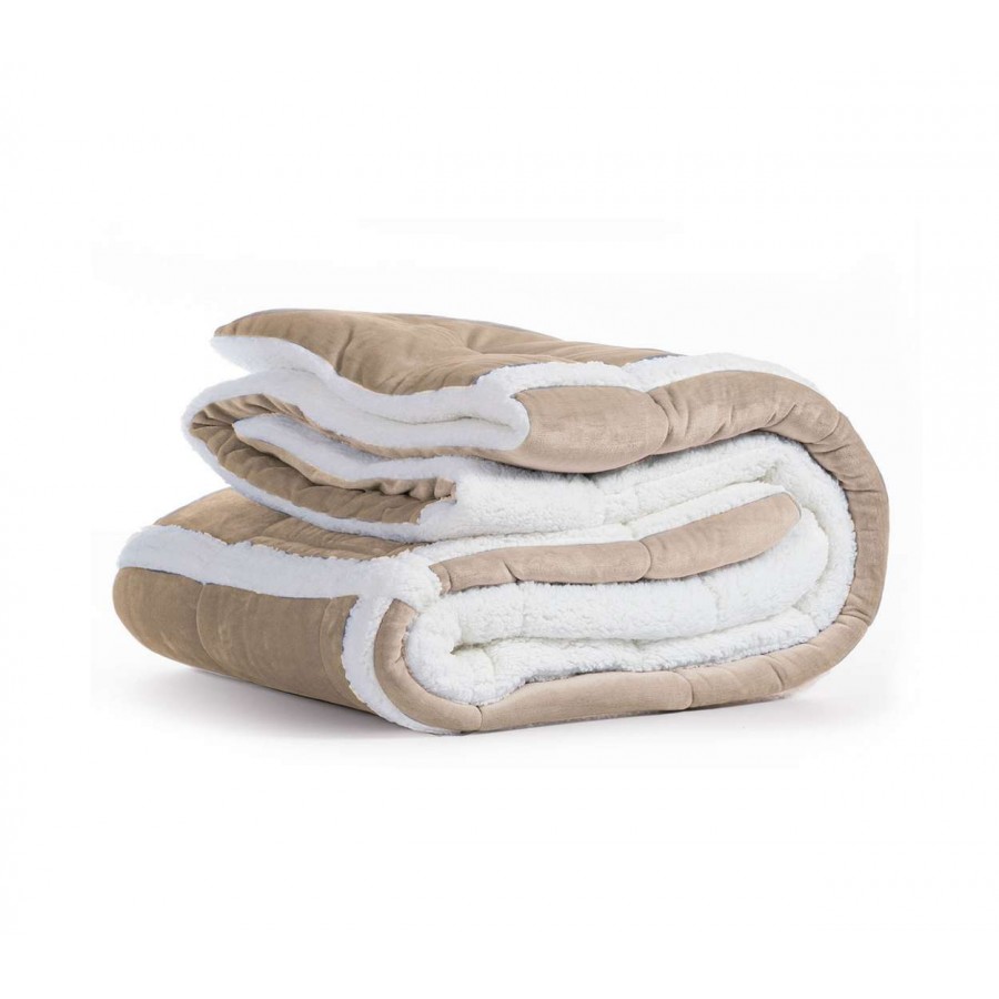 Κουβερτοπαπλωμα Μονο Versan 160Χ220 Beige