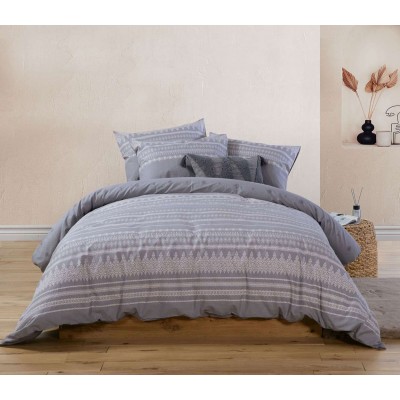 Σετ Σεντονια Διπλα Cleran 200Χ270 Grey