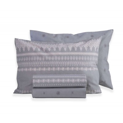 Σετ Σεντονια Διπλα Cleran 200Χ270 Grey
