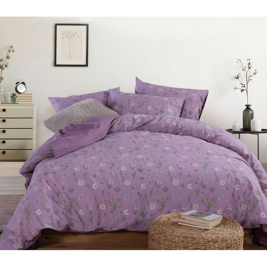 Σετ Σεντονια King Size Serendipity Με Λαστιχο Mauve Σετ Σεντονια King Size Serendipity Με Λαστιχο Mauve