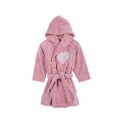 Βρεφικo Μπουρνουζι Fly Love Pink