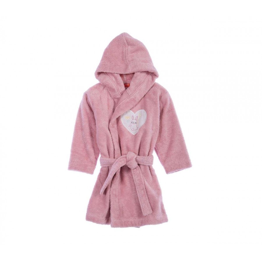 Βρεφικo Μπουρνουζι Fly Love Pink
