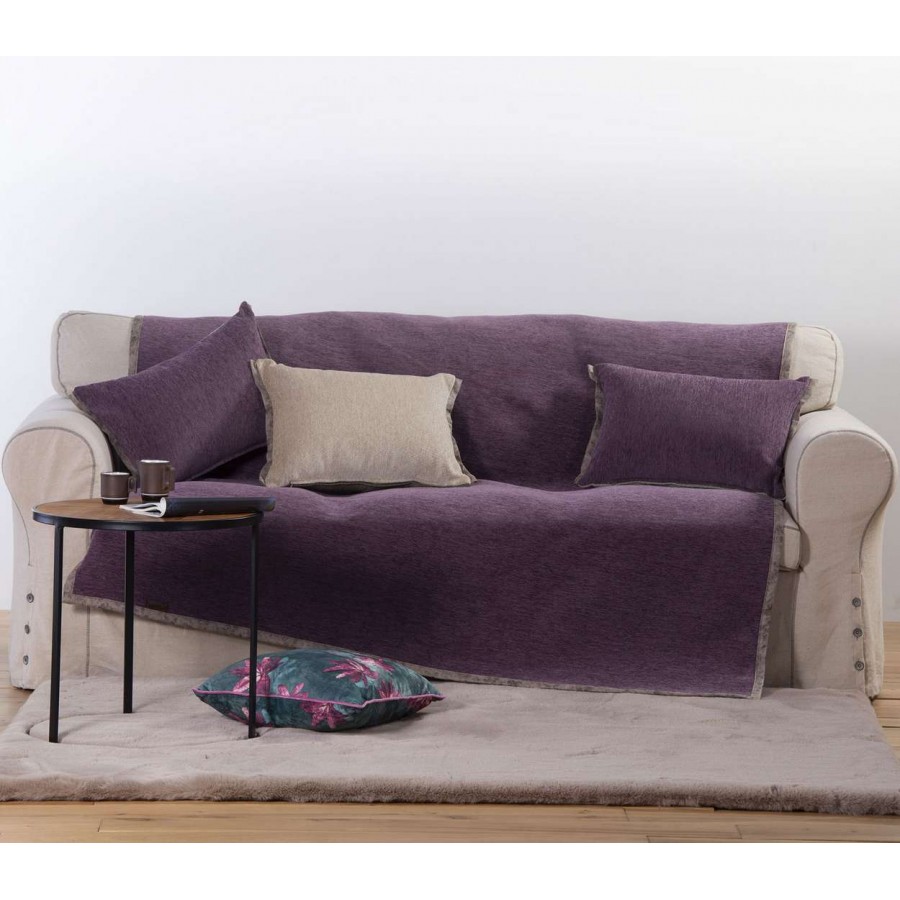 Ριχταρι Τετραθεσιου Καναπε New Tanger 180X350 Purple/Ecru Ριχταρι Τετραθεσιου Καναπε New Tanger 180X350 Purple/Ecru