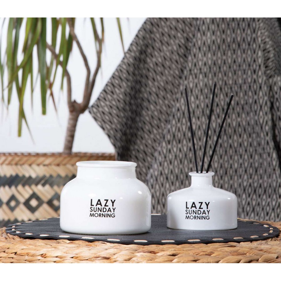 Αρωματικο Κερι Lazy Sunday Morning 425Gr White Αρωματικο Κερι Lazy Sunday Morning 425Gr White