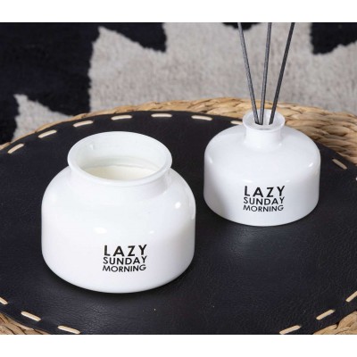 Αρωματικο Κερι Lazy Sunday Morning 425Gr White Αρωματικο Κερι Lazy Sunday Morning 425Gr White