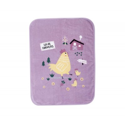 Βρεφικη Κουβερτα Κουνιασ Piu Piu 100X140 Mauve Βρεφικη Κουβερτα Κουνιασ Piu Piu 100X140 Mauve