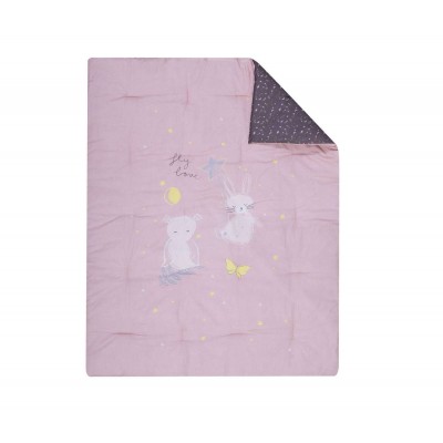 Βρεφικο Παπλωμα Fly Love 110Χ140 Pink