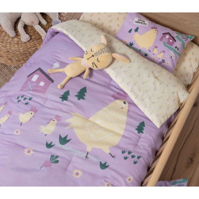 Βρεφικο Παπλωμα Piu Piu 110Χ140 Lilac Βρεφικο Παπλωμα Piu Piu 110Χ140 Lilac