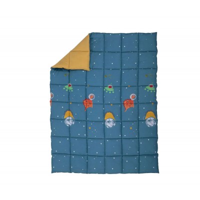 Παιδικο Παπλωμα Μονο Roar Into Space 160X220 Denim