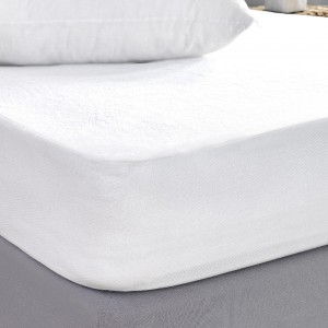 Κάλυμμα Ημίδιπλο White Comfort 100x200+35 JERSEY WATERPROOF