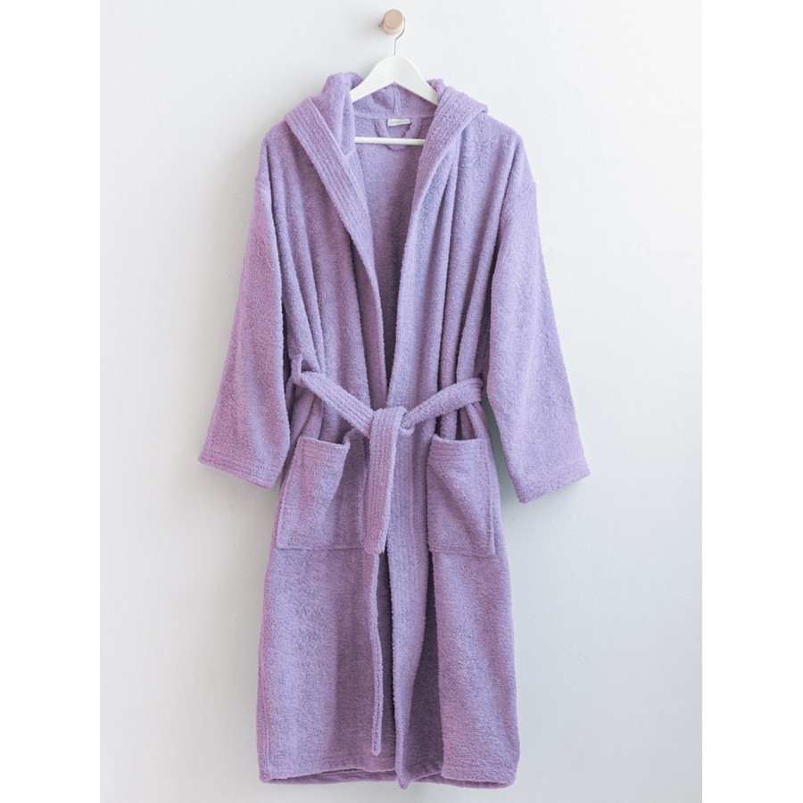 Μπουρνούζι Με Κουκούλα Small Classic Lavender Palamaiki