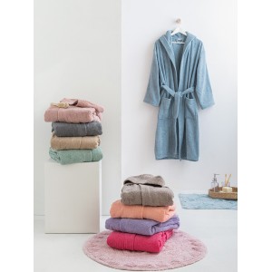 Μπουρνούζι Κοντό Με Κουκούλα Medium Funky Misty Palamaiki