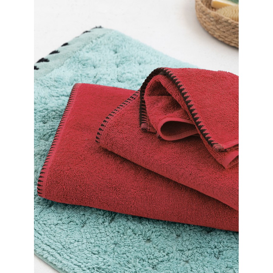 Πετσέτα Προσώπου Towels Collection 50x90 BROOKLYN RED